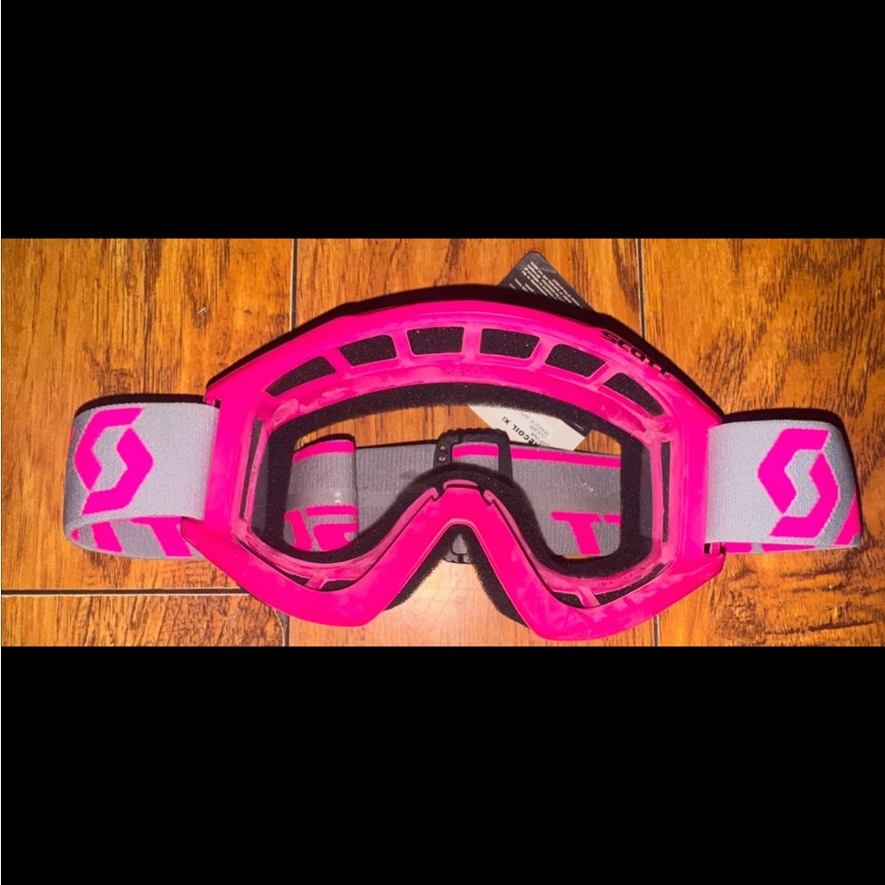 Scott goggles primal clear  pink/gray Recoil Xl
